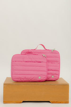 PORTA LAPTOP PUFFY GRANDE - CHICLE