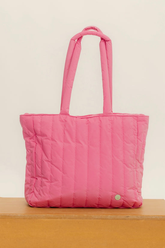 TOTE PUFFY - CHICLE