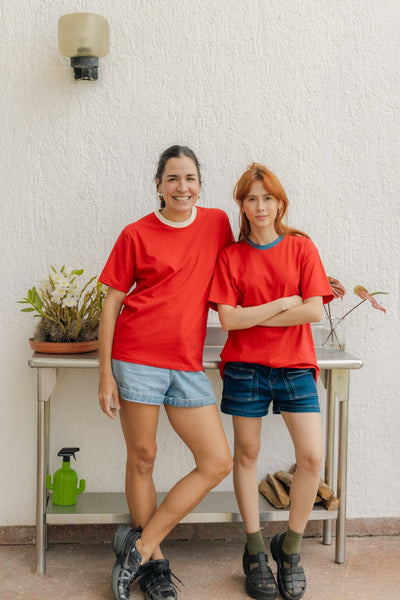 BOXY TEE - ROJA