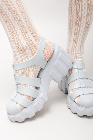 MEDIAS ENCAJE BLANCO