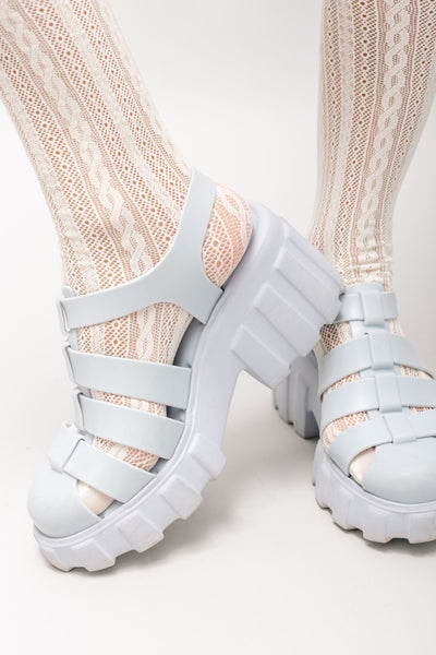 MEDIAS ENCAJE BLANCO