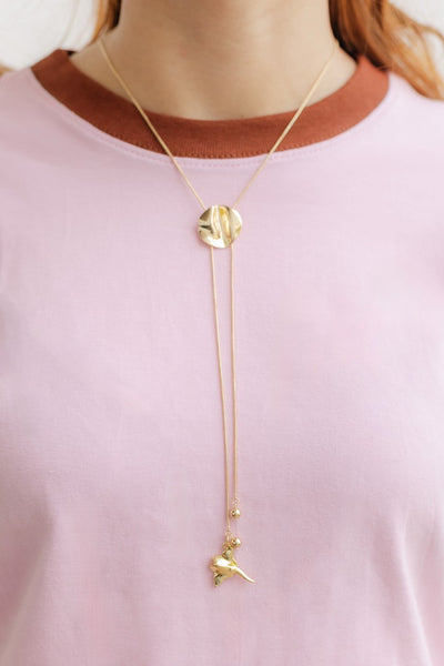 COLLAR RAYA DORADA