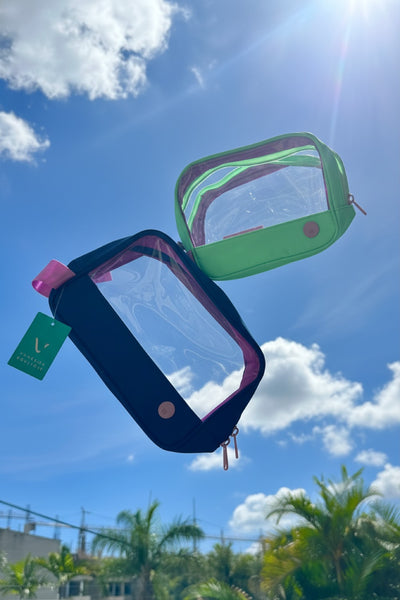 ESTUCHE TRANSPARENTE PEQUEÑO - LIMÓN