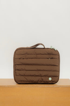 PORTA LAPTOP PUFFY MEDIANO - CHOCO
