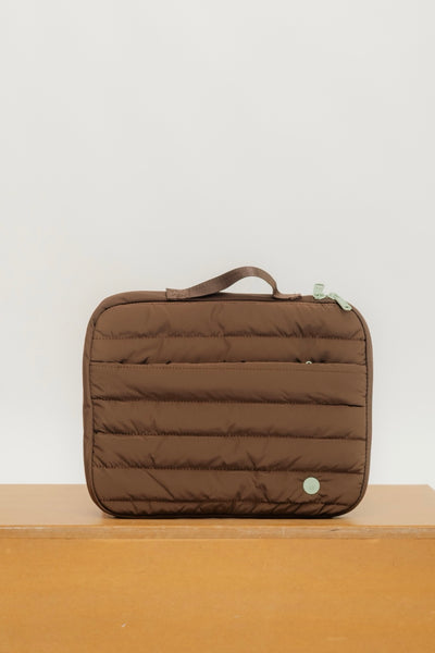 PORTA LAPTOP PUFFY MEDIANO - CHOCO