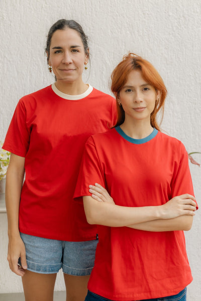 BOXY TEE - ROJA