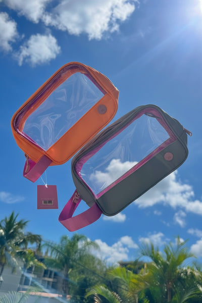 ESTUCHE TRANSPARENTE PEQUEÑO - MELÓN