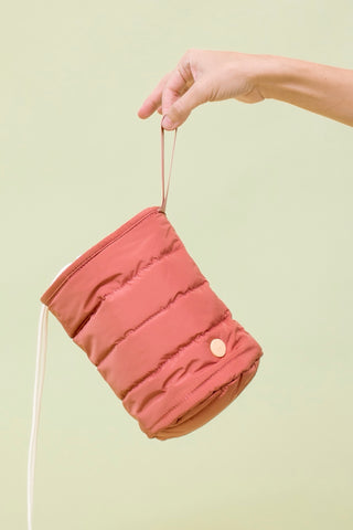CILINDRO PUFFY - TERRACOTA