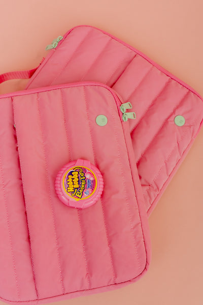 PORTA LAPTOP PUFFY MEDIANO - CHICLE