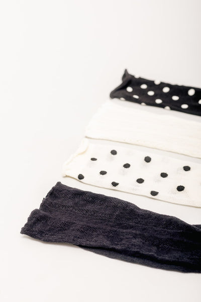 MEDIAS ENCAJE BLANCO