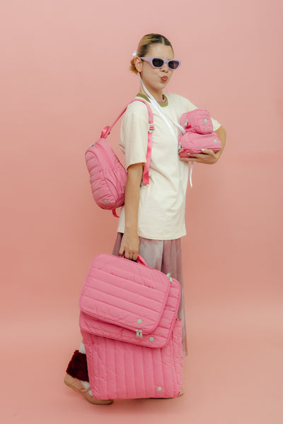 PORTA LAPTOP PUFFY MEDIANO - CHICLE