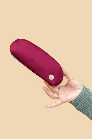ESTUCHE PEQUEÑO CIRUELA