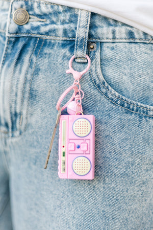 LLAVERO RADIO ROSA