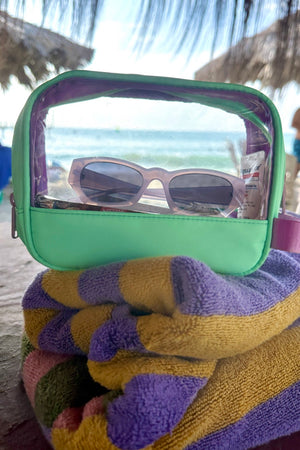 ESTUCHE TRANSPARENTE PEQUEÑO - LIMÓN